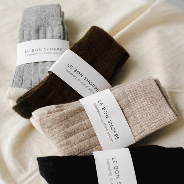 Cashmere Cozy Socks by Le Bon Shoppe