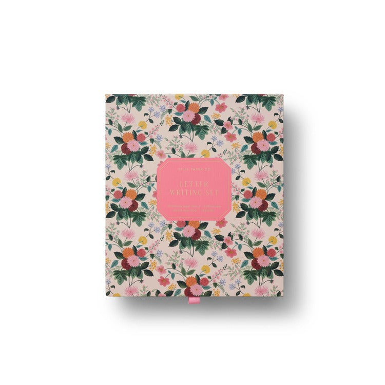 Floral Designed Letter Writing Set