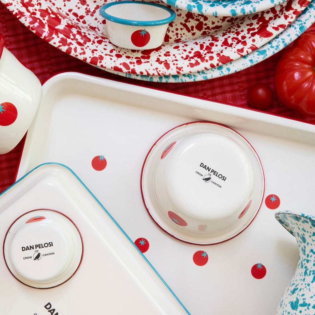 Dan Pelosi Crow Canyon Enamelware Dishes at Golden Rule Gallery