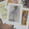 Degas Vintage Mini Print of Dancer Scratching her Back at Golden Rule Gallery in Excelsior