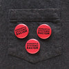 Dismantle Systemic Racism Political Opinion Social Alert Pinback Button at Golden Rule Gallery in Excelsior