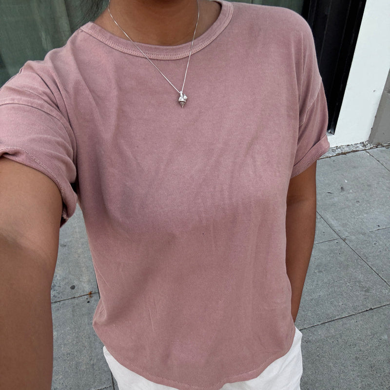 Dried Rose Her Tee by Le Bon Shoppe at Golden Rule Gallery