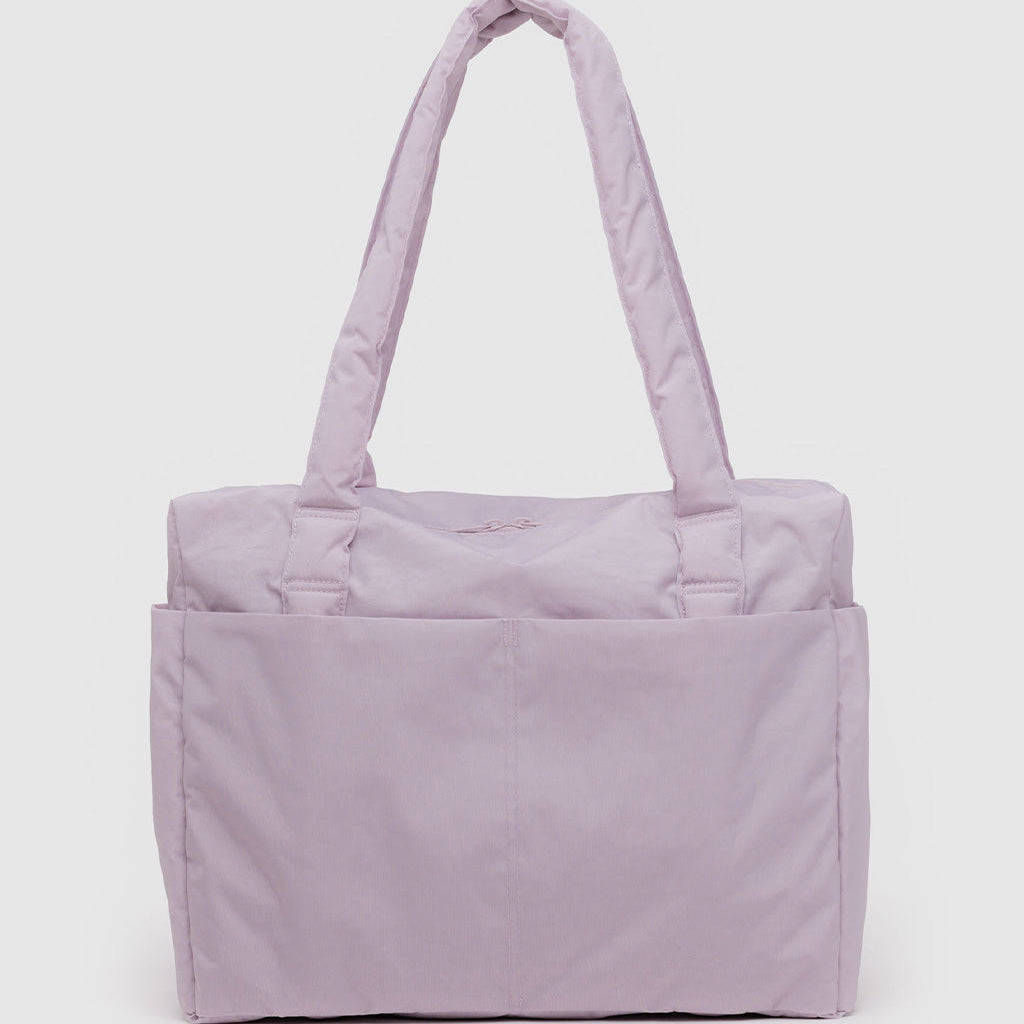 Dusty Pink Cloud Carry On Bag Folds into Pouch by Baggu at Golden Rule Gallery