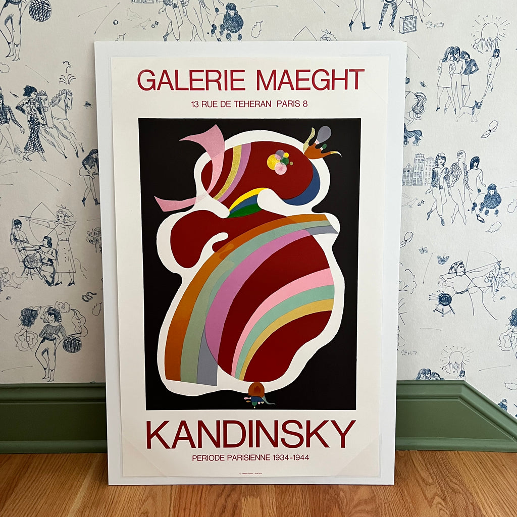 Vintage Kandinsky French Gallerie Art Poster