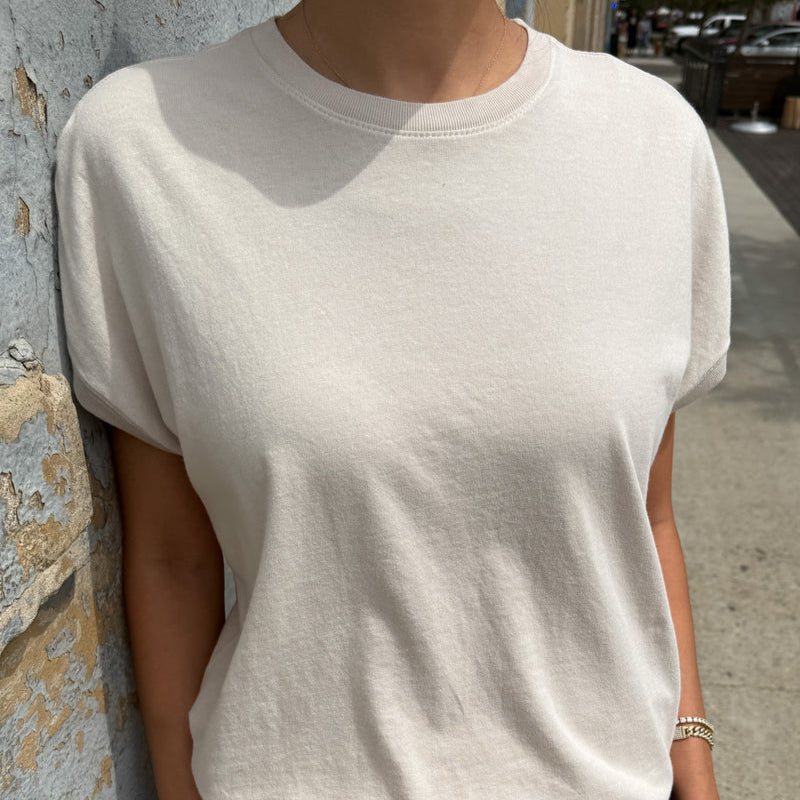 Ease Tee in Rice White by Le Bon Shoppe at Golden Rule Gallery