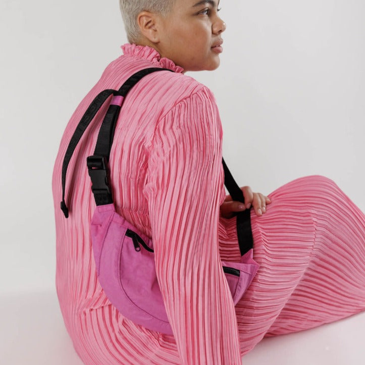 Extra Pink Baggu Crescent Fanny Bag at Golden Rule Gallery