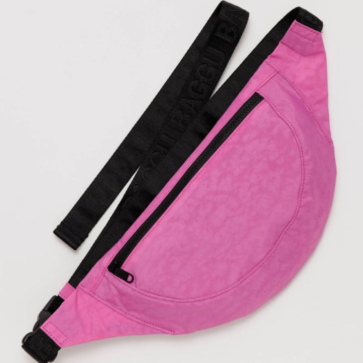 Extra Pink Crescent Fanny Bag by Baggu at Golden Rule Gallery