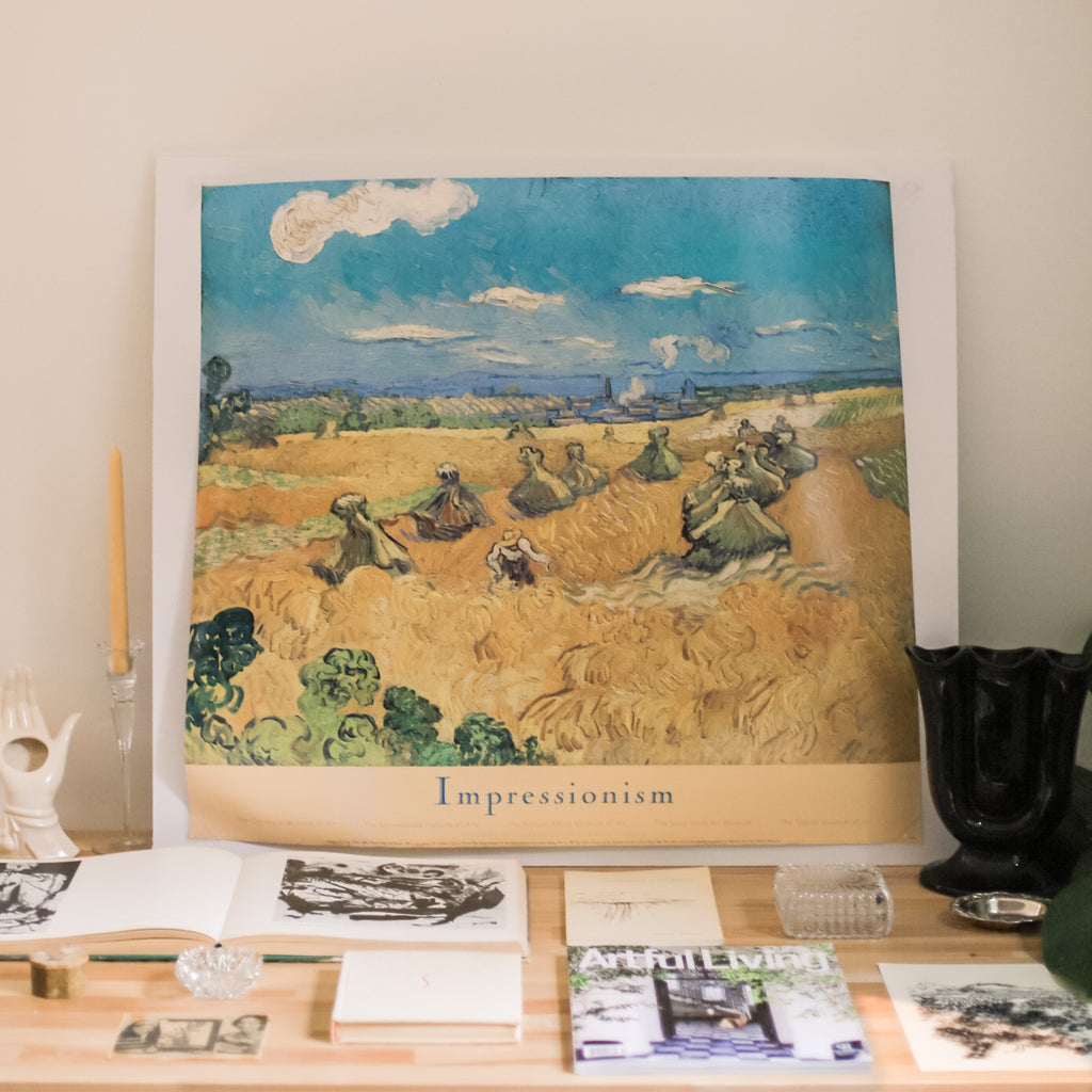 80s Van Gogh Museum Exhibition Poster