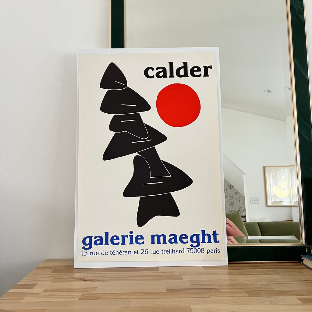 1976 French Art Poster by Alexander Calder 