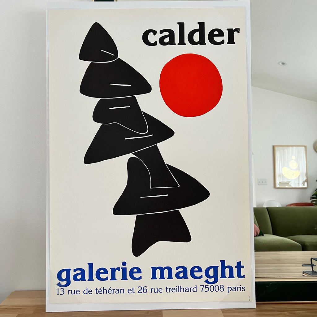 Galerie Maeght Exhibition Poster by Calder in 1976