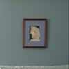 Framed Picasso on Farrow & Ball Oval Room Blue for Golden Rule Gallery in Excelsior