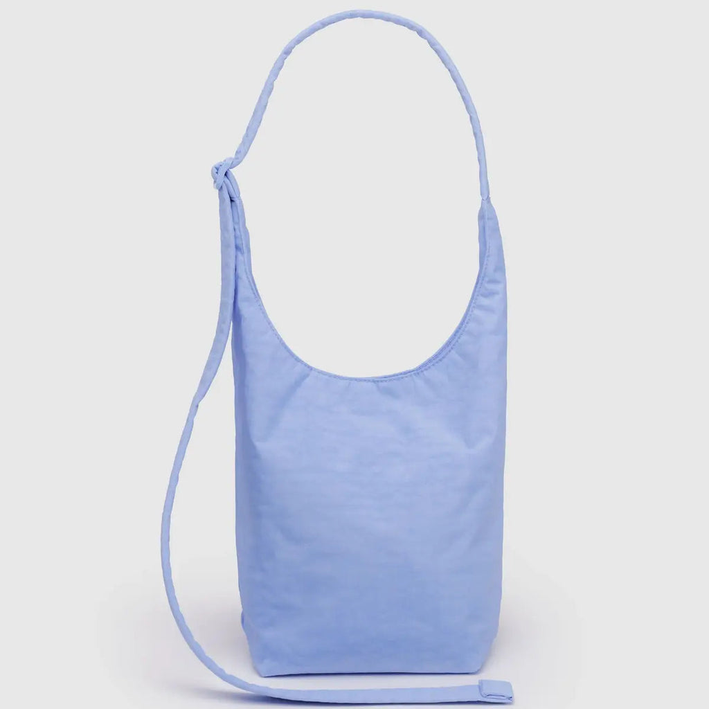 French Blue Sling Bag with Magnetic Closure By Baggu at Golden Rule Gallery