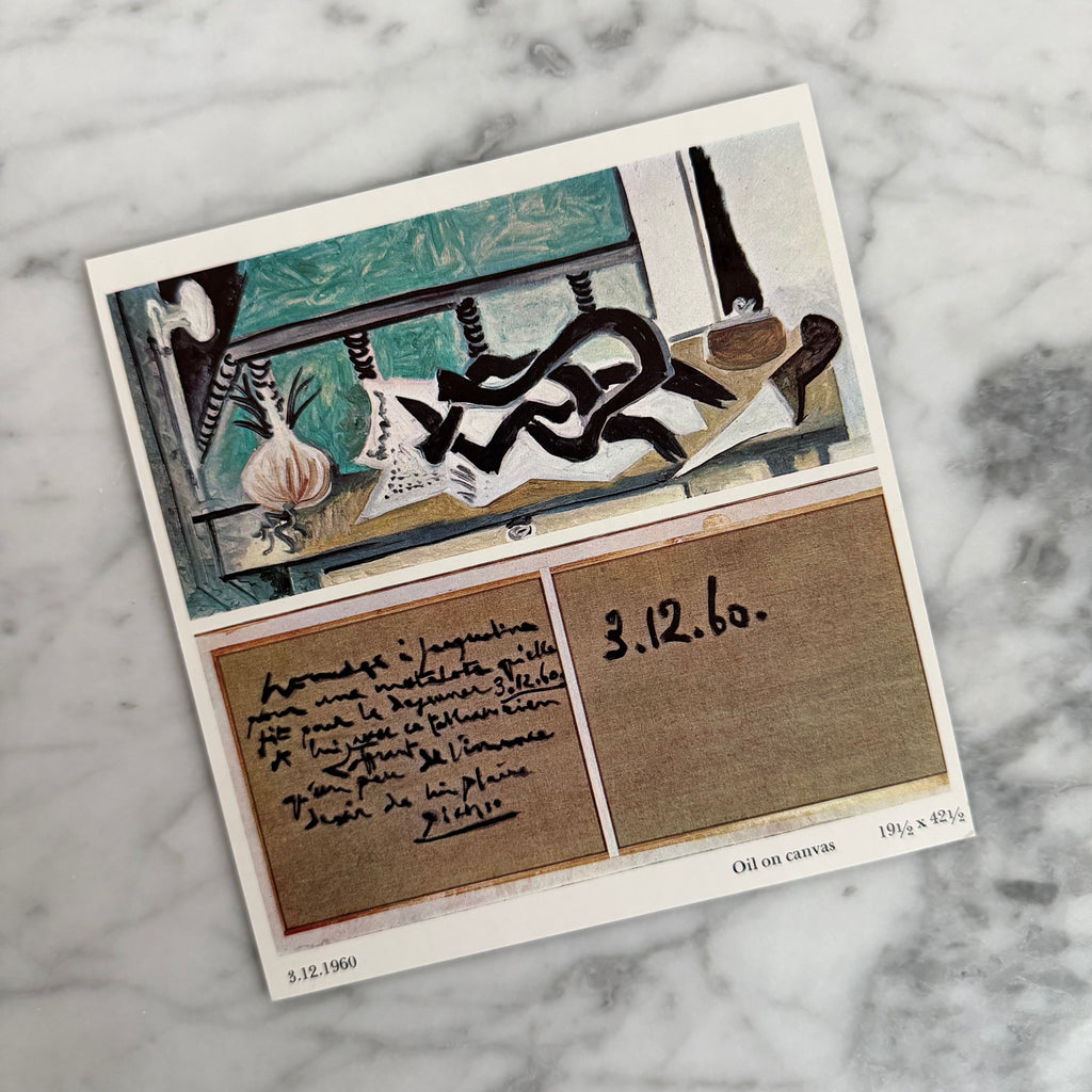 Picasso Fish Chowder or Fish Stew Art Print