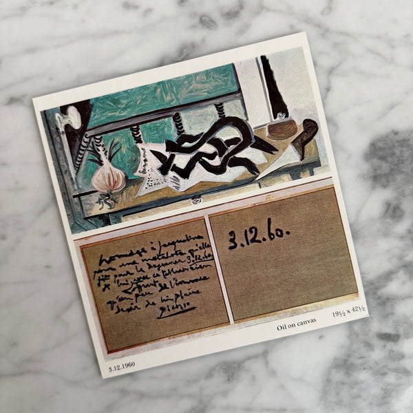 Picasso Fish Chowder or Fish Stew Art Print