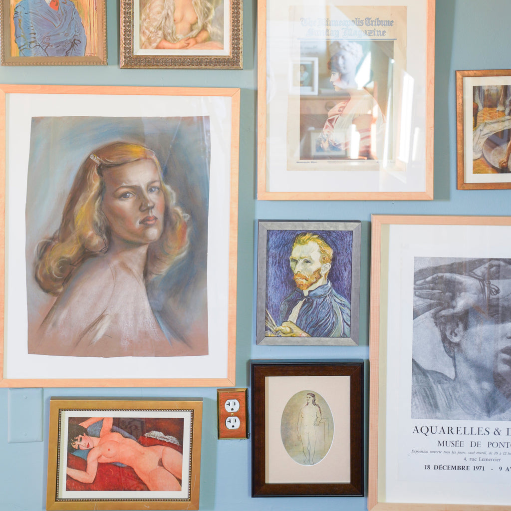  Vintage Portrait Gallery Wall at Golden Rule Gallery