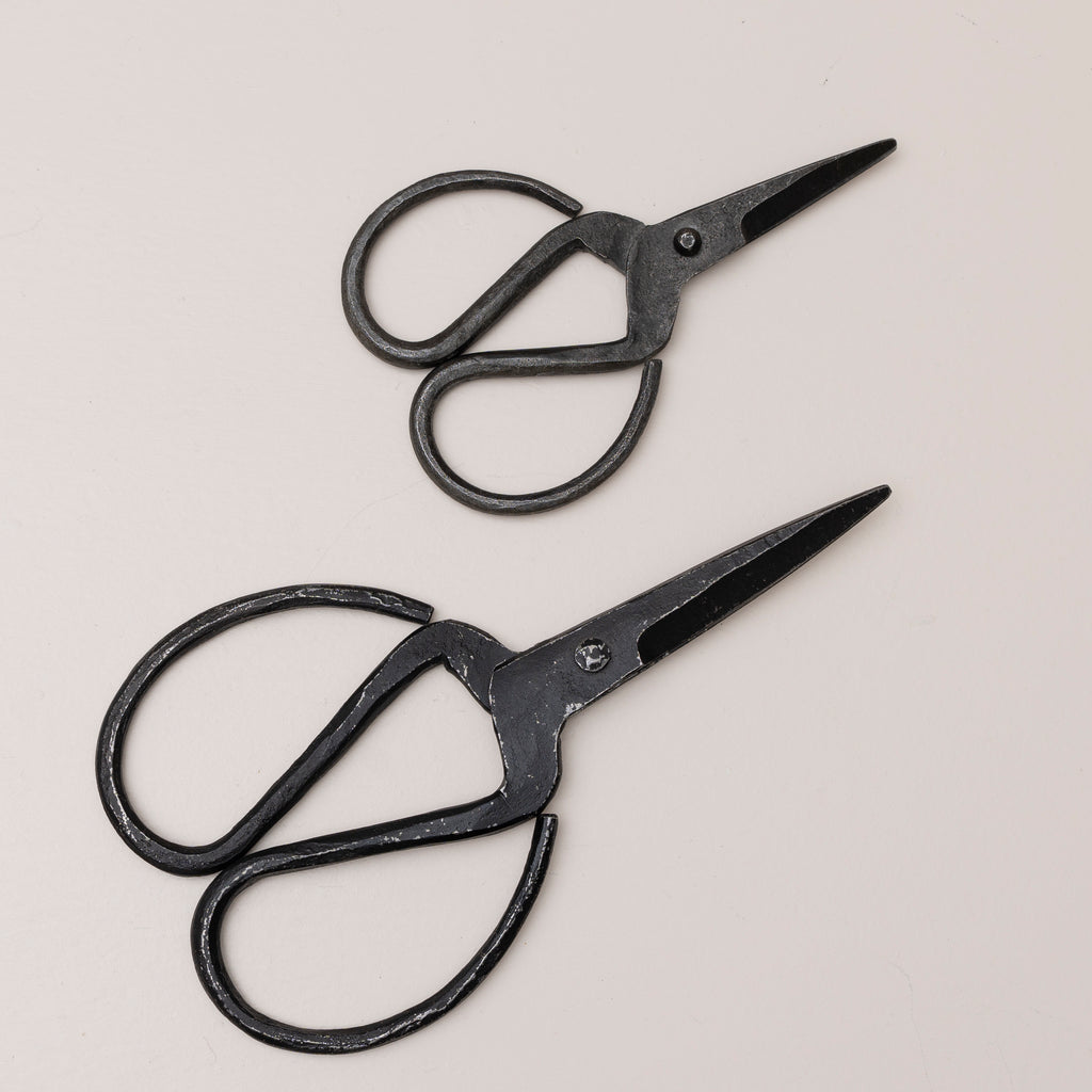 Aesthetic black iron scissors at Golden Rule Gallery