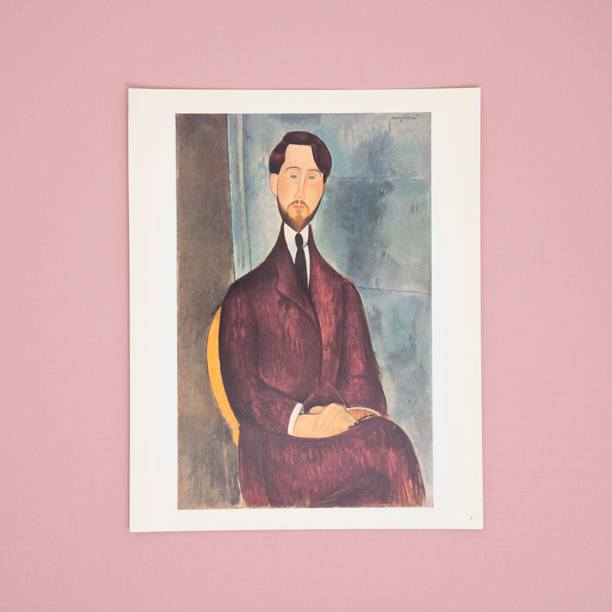 Rare Vintage Mid-Century Modigliani “The Working Girl” Swiss Portrait ...