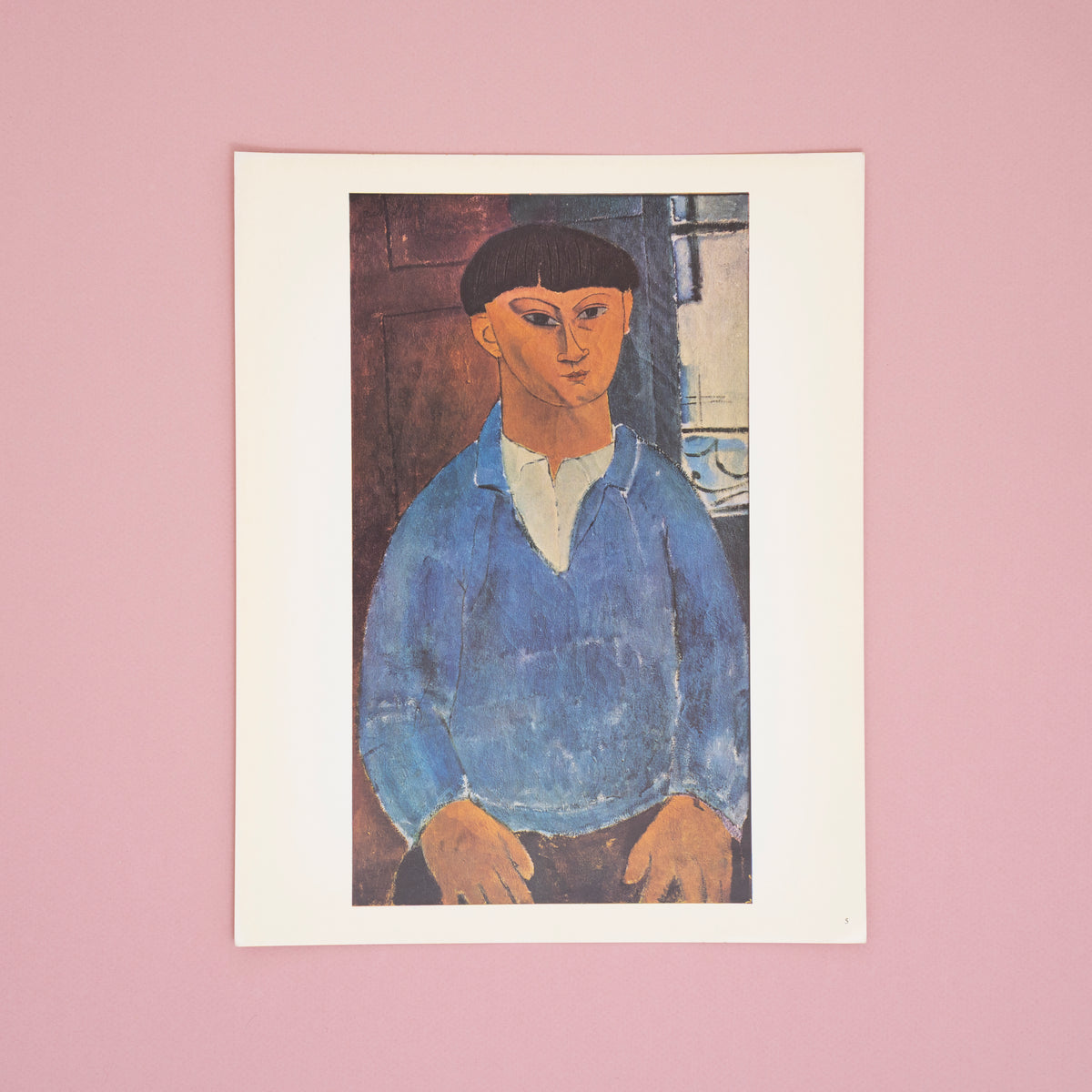 Rare Vintage Mid-Century Modigliani “Portrait of the Painter Kisling ...