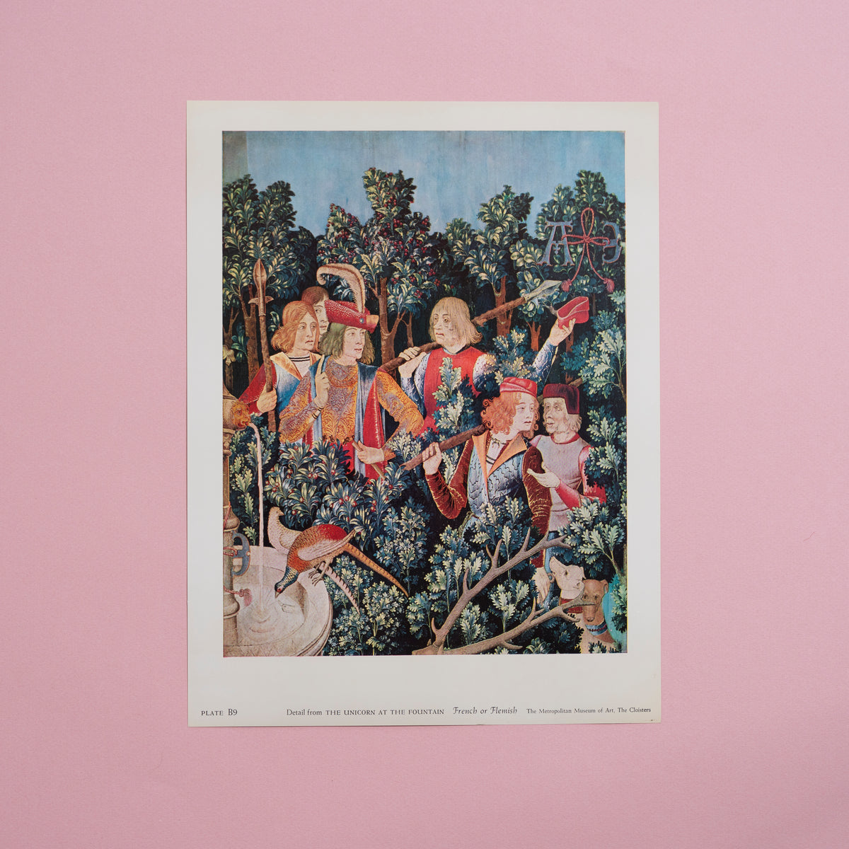 Vintage 1959 The Unicorn at the Fountain Art Print | Art History | The ...