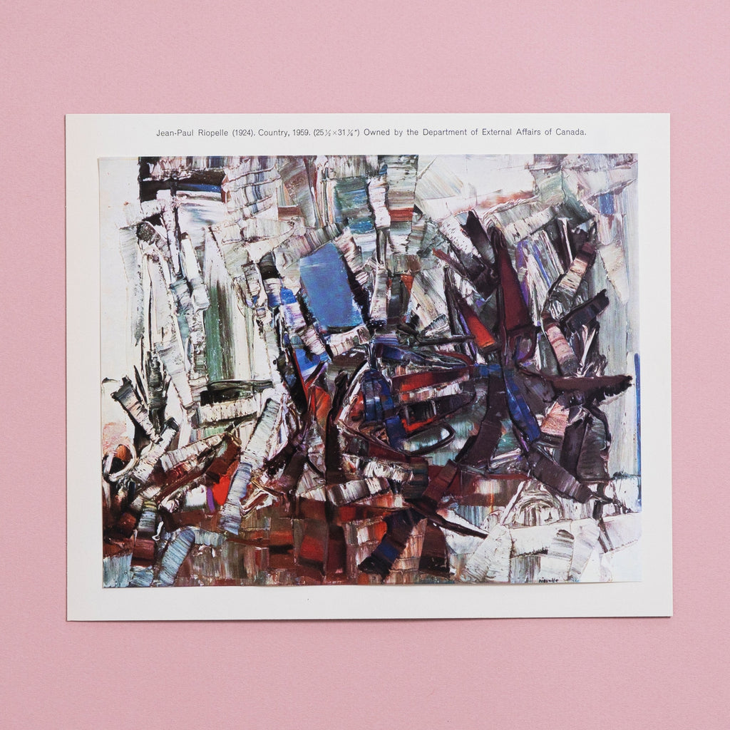 Jean-Paul Riopelle "Country" Art Print