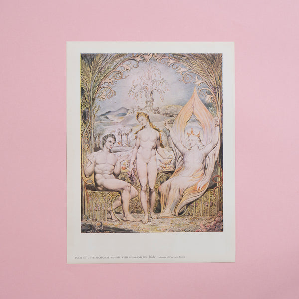 The Archangel Raphael with Adam and Eve by William Blake
