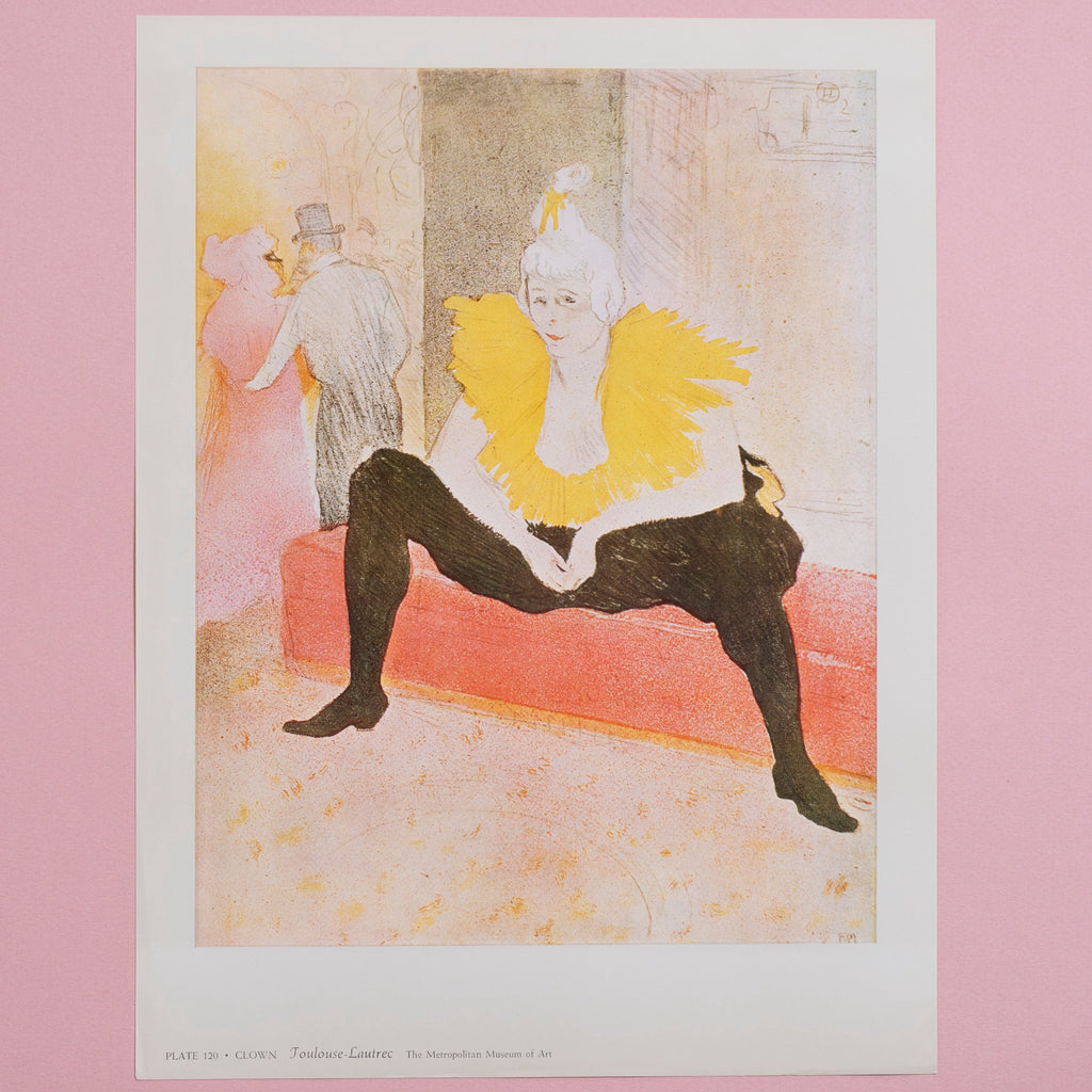 Toulouse-Lautrec’s "Clown" Art Print at Golden Rule Gallery