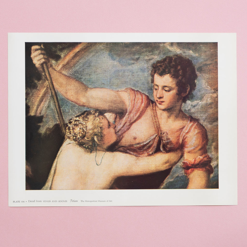 Titian's "Venus and Adonis" Portrait Detail