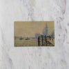 Vintage 1959 Claude Monet "The Houses of Parliament seen from Westminster Bridge" Mini Offset Lithograph