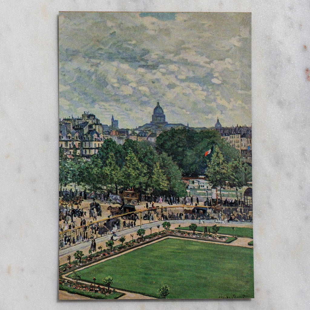 Vintage 1959 Claude Monet "Le Jardin de l'Infante" Mini Art Collectible 