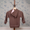 Kids Brown And Pink Hoodie