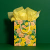 Gift Wrap Tissue Paper With Yellow Stripes at Golden Rule Gallery