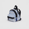 Gingham Baggu Backpack Charm in Light Blue at Golden Rule Gallery