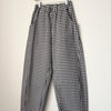 100% Cotton Gingham Pants in Navy by Le Bon Shoppe in Excelsior, MN