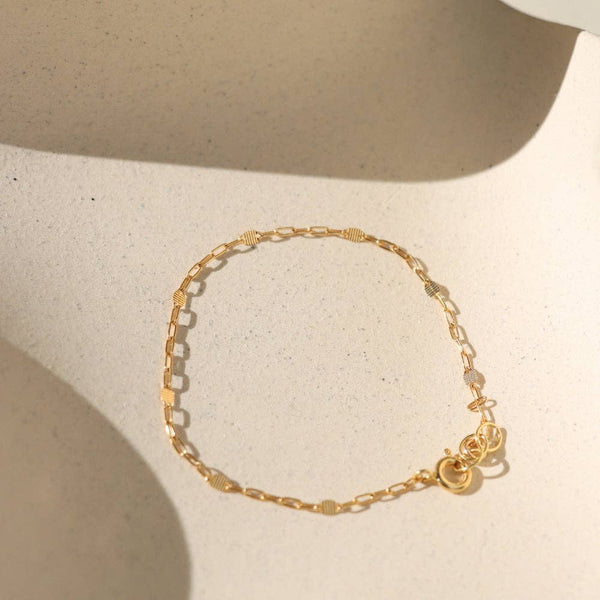 Gold Chain Bracelet by Token