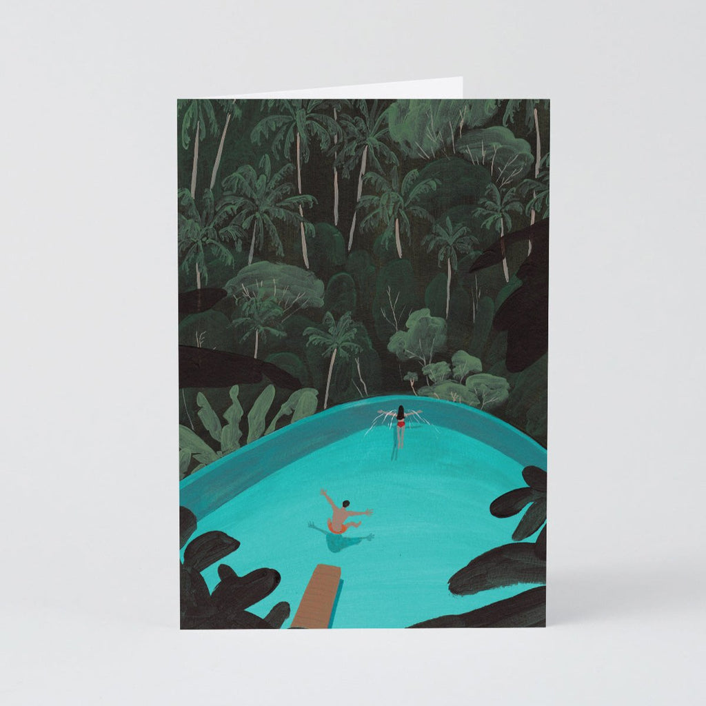 Pool with a View Art Card