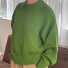 Green Cotton Sweater by Le Bon Shoppe