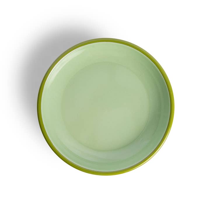 Crow Canyon x The Get Out Green Colored Enamel Cereal Bowl