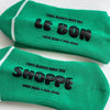 Green Hugger Socks by Le Bon Shoppe at Golden Rule Gallery