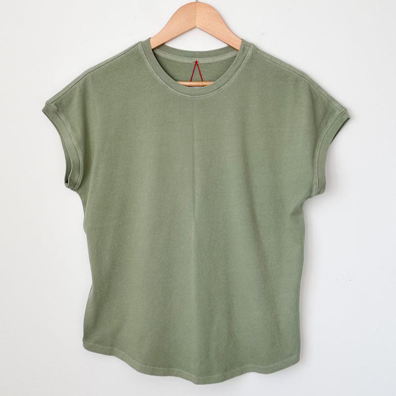 Ease Tee in Matcha Green at Golden Rule Gallery