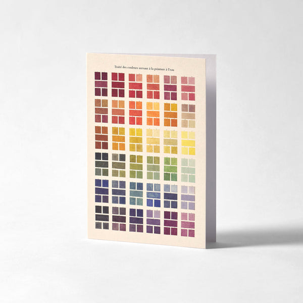 Watercolor Swatches Greeting Card