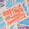 Greetings from Minneapolis Postcard at Golden Rule Gallery