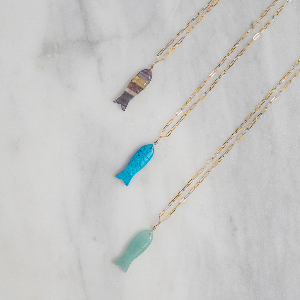 Fish Pendant Necklaces