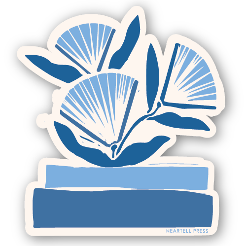 Blue Flowers Sticker