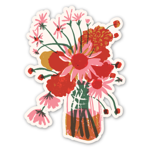 Pretty Floral Sticker