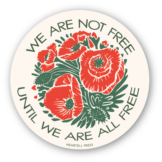 Activism Not Free Computer Sticker