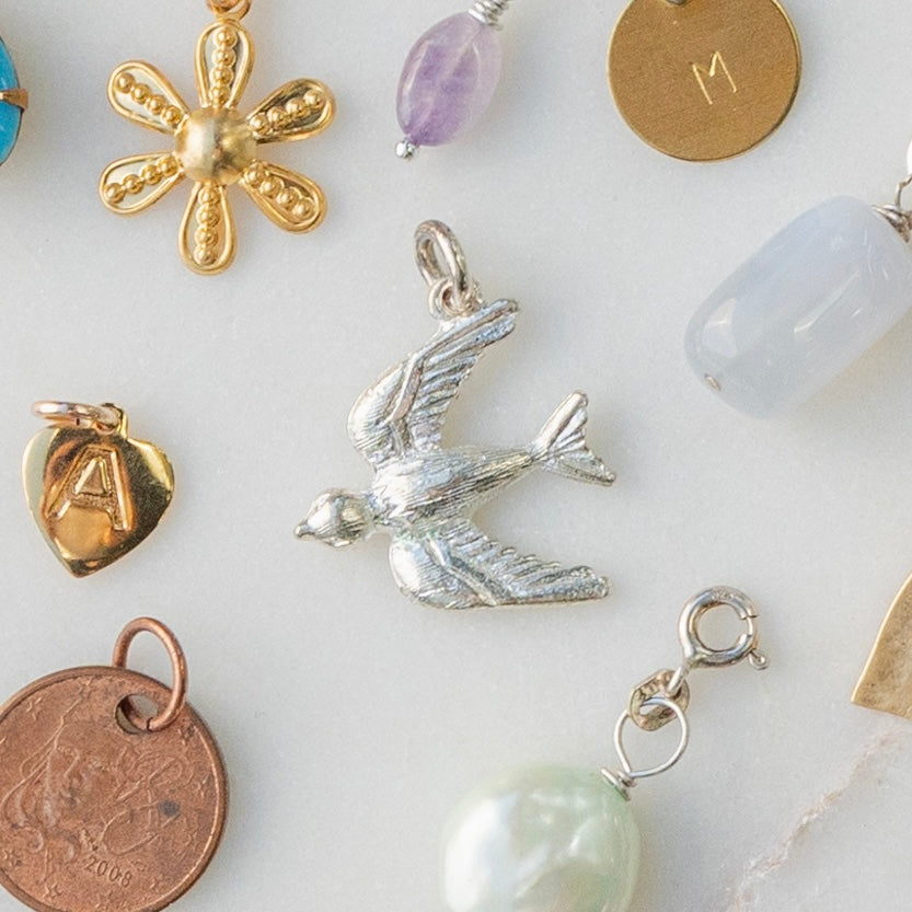 Close Up of Charms for Jewelry