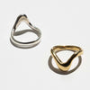 Hand Carved High Tide Stacking Rings