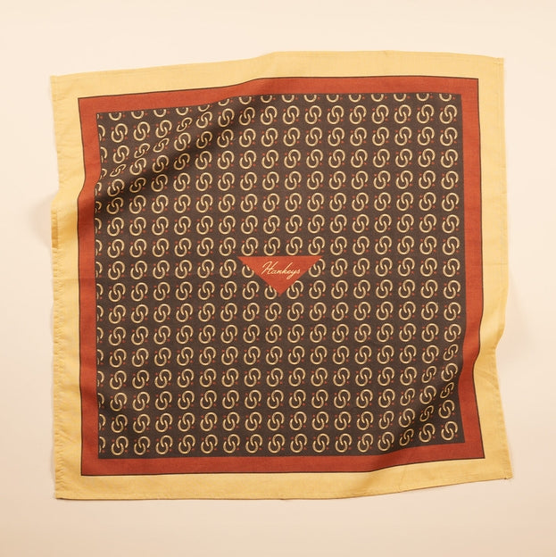 Horseshoe Cowboy Bandana Handkerchief