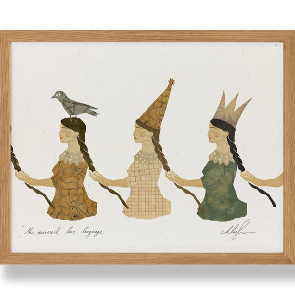 The Universal Love Language Hair Braiding Print