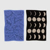 Hand Bath Towels with Moons and Constellations Organic Cotton at Golden Rule Gallery